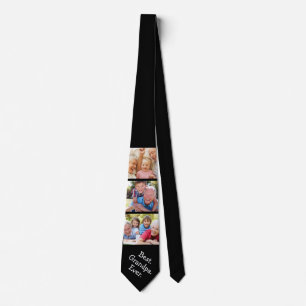Photo Collage Best Grandpa All Black White Slips
