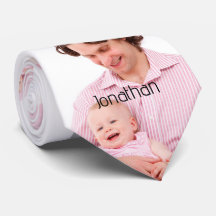 Photo Collage Best Pappa Aldrig Fars dag Neck Tie