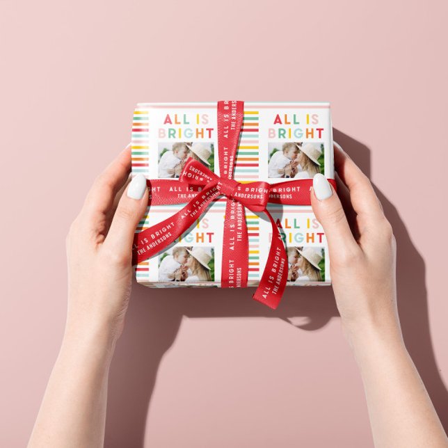 Photo collage christmas rainbow colorful ho presentpapper (Skapare uppladdad)