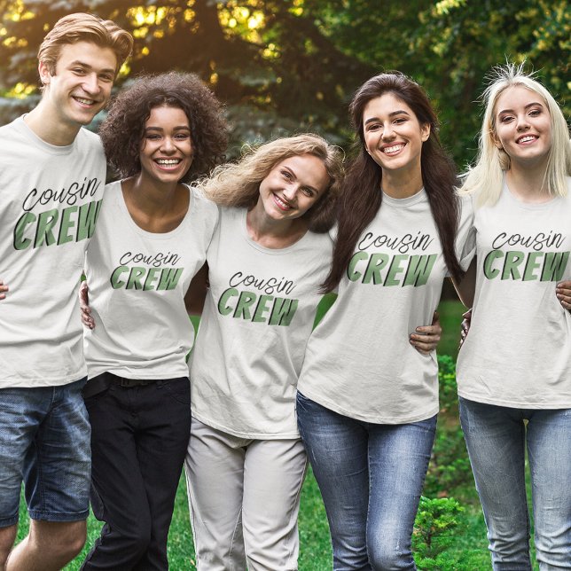 Photo Collage Cousin Crew T Shirt (Skapare uppladdad)