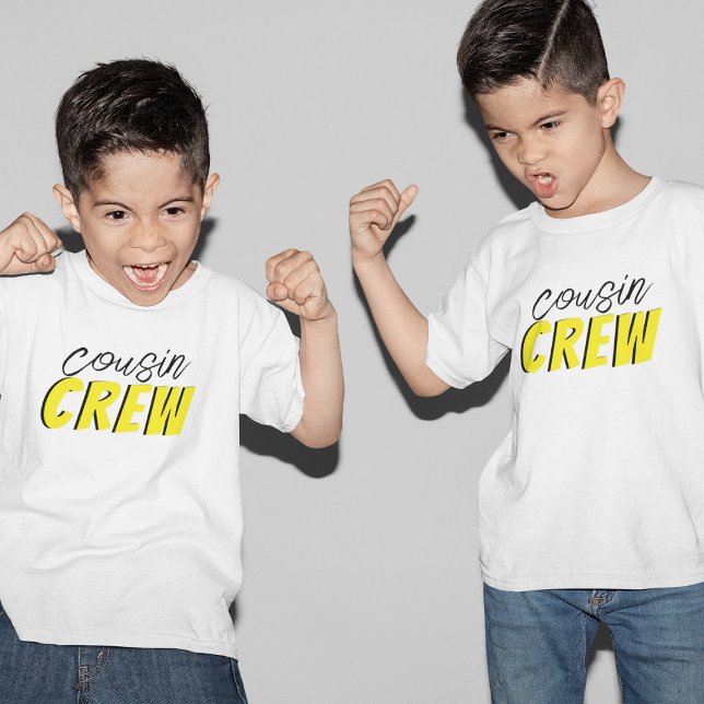 Photo Collage Cousin Crew T Shirt (Skapare uppladdad)
