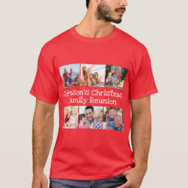 Photo Collage-familjen Reunion Personalize T Shirt