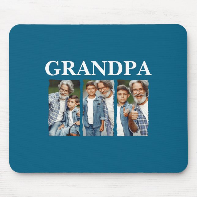 Photo Collage Grandpa D Gift  Musmatta (Framsidan)