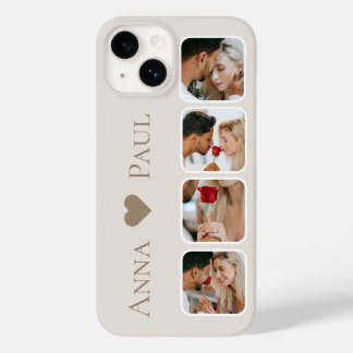 Photo Collage iPhone Case with For Couple and Best