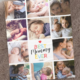 Photo Collage Mamma Fleecefilt