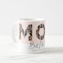 Photo Collage Modern Script med bästa Mamma någons