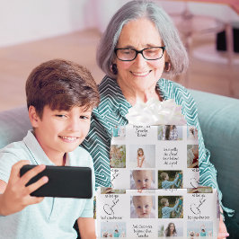 Photo Collage Modern Vi Kärlek You Best Grandma nå Presentpapper