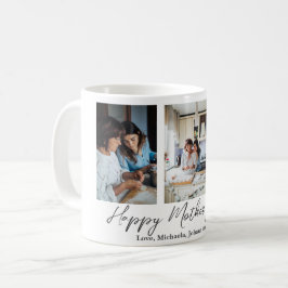 Photo Collage Mors dag Gift Kaffemugg