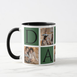 Photo Collage Mugg - 5Foton | Perfekt Fars dag