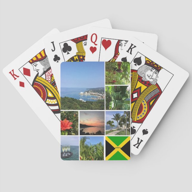 Photo Collage of Jamaica Casinokort (Baksidan)