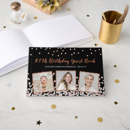 Photo Collage Silver Ro Guld 100:e födelsedagen