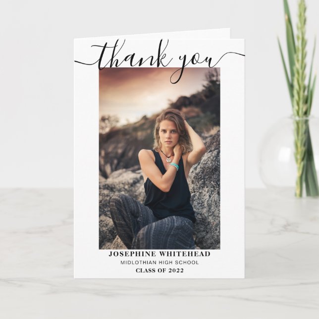 Photo Collage Studenten 2022 Tack Kort (Framsida)