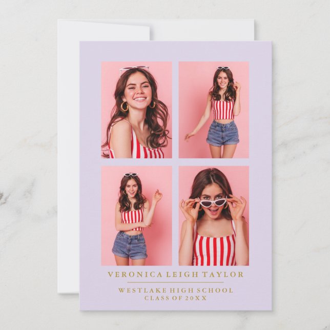 PHOTO COLLAGE STUDENTEN ANNOUNCEMENT FÖR CLASSY CH INBJUDNINGAR (Framsida)