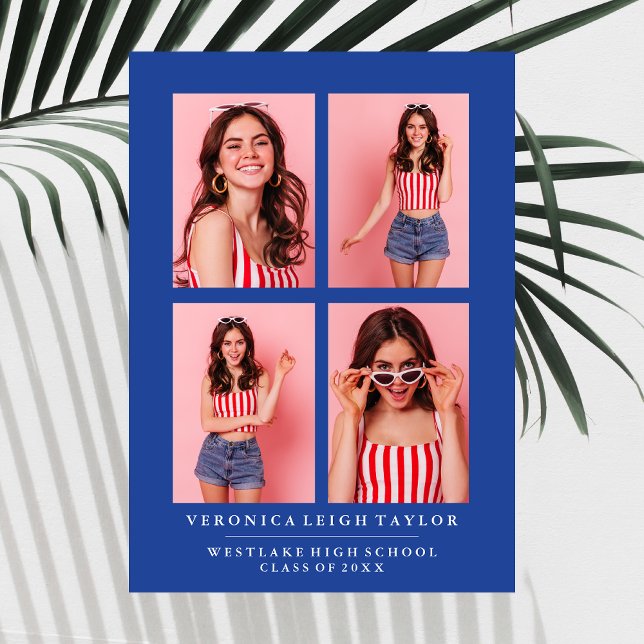 PHOTO COLLAGE STUDENTEN ANNOUNCEMENT FÖR CLASSY CH INBJUDNINGAR (Skapare uppladdad)