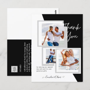 Photo Collage TACK/Bröllop/Baby/Student/ANY Vykort