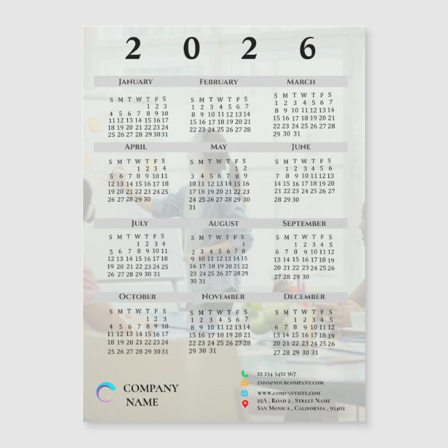 Photo Company Logotyp 2025 Calendar Corporate Gift (Framsida)
