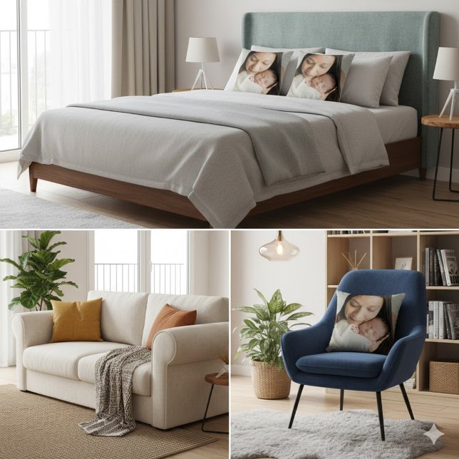 Photo Customised Pillow With Picture Throw Pillows Kudde (Skapare uppladdad)