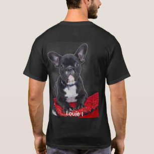 Photo Cute Louie I Black Fransk Bulldog T-Shirt