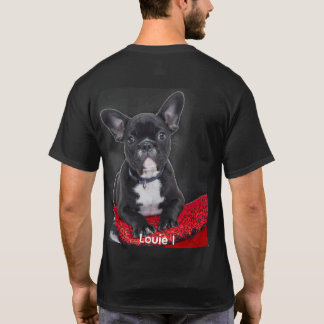 Photo Cute Louie I Black Fransk Bulldog T-Shirt