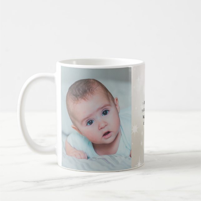 Photo Cute Tack Godfather Gift Kaffemugg (Vänster)