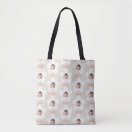 Photo daisy boho retro terracotta Natural Tote Ba Tygkasse