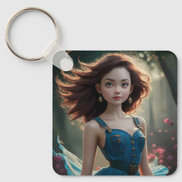 Photo Dancing Princess Keychain Nyckelring