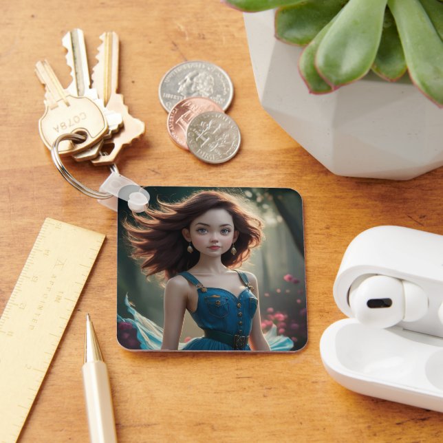 Photo Dancing Princess Keychain Nyckelring (Skrivbord)