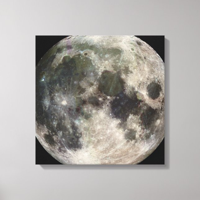 Photo de la pleine Lune Canvastryck (Framsida)