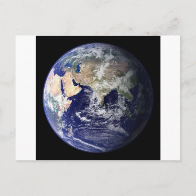 Photo de la Terre - Hémisphère Est Vykort (Framsida)