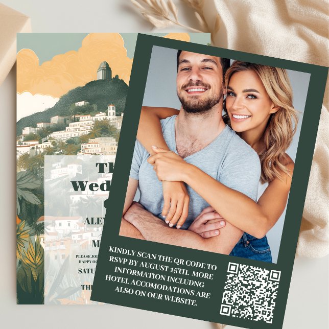 Photo Elegant Italien Capri Destination Wedding Inbjudningar (Skapare uppladdad)