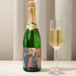 Photo Elegant Script Boho Bröllop