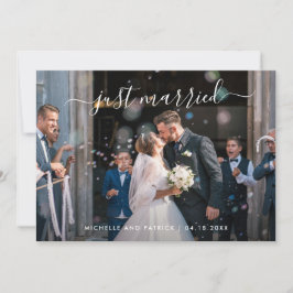 Photo Elopement för Ny gifta Elegant Meddelande