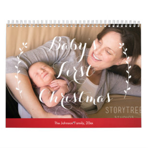 Photo Family Calendar Baby Första jul Kalender