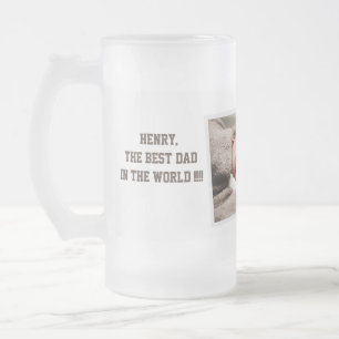 Photo Fars dag Frostat Ölglas