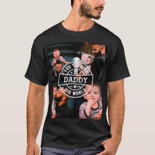 Photo Fars dag You Sten vår Coola Black T Shirt