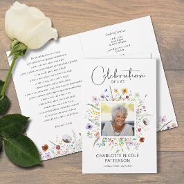 Photo Firande i Life-begravningsprogrammet Reklamblad