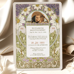 Photo Firande of Life Marguerite Lavender Inbjudningar