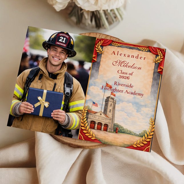 Photo First Responder Graduation Celebration Meddelande (Skapare uppladdad)