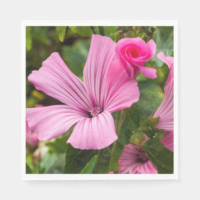 photo fleur rose pappersservett (Framsidan)