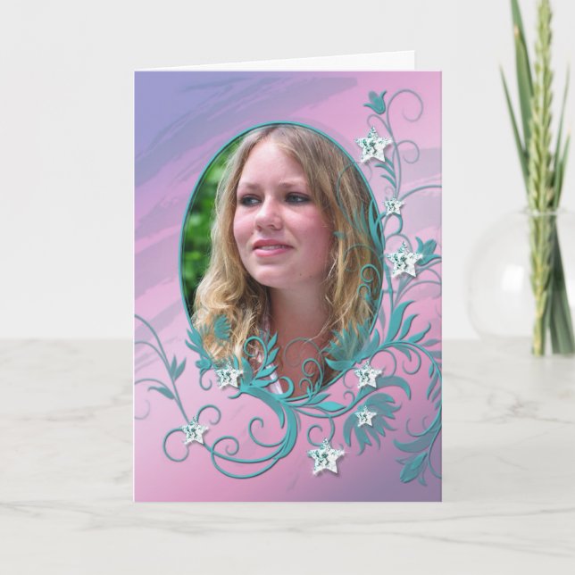 Photo Födelsedagsfest inbjudan (Framsida)