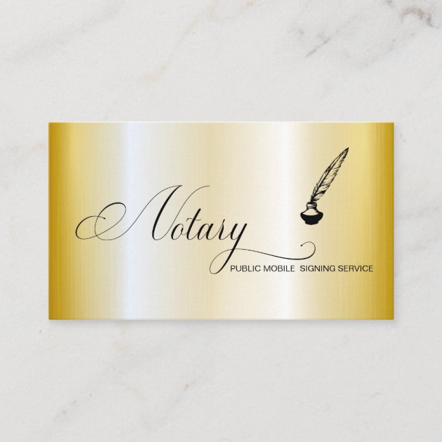 *~* PHOTO - Frimärke Pen Feather Signing Agent Not Visitkort (Framsida)