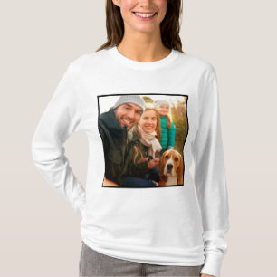 Photo Gift   Foto för modern Personlig-familj T Shirt