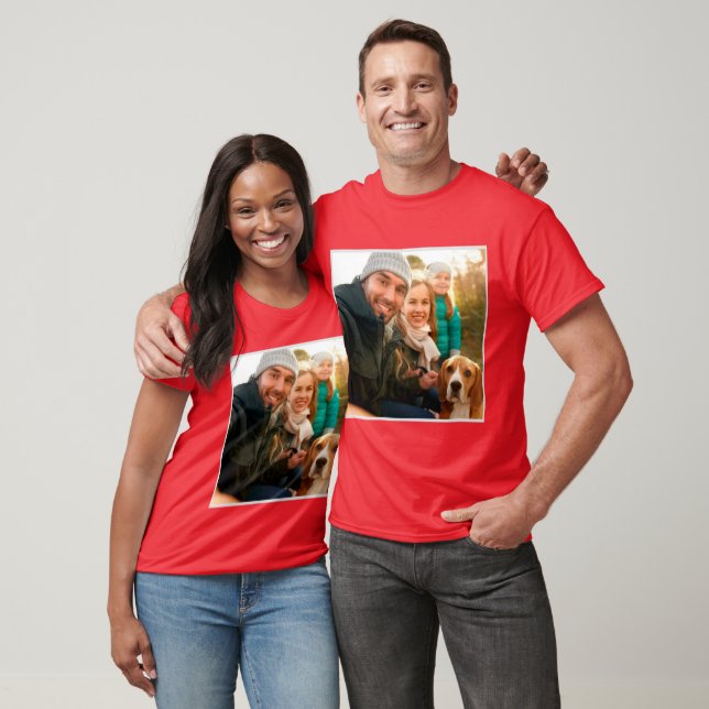 Photo Gift | Foto för modern Personlig-familj T Shirt (Unisex)