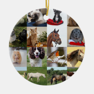 PHOTO GIFTS MAMMA PAPPA GRANDPA GRANDMA PETS FRIEN JULGRANSPRYDNAD KERAMIK