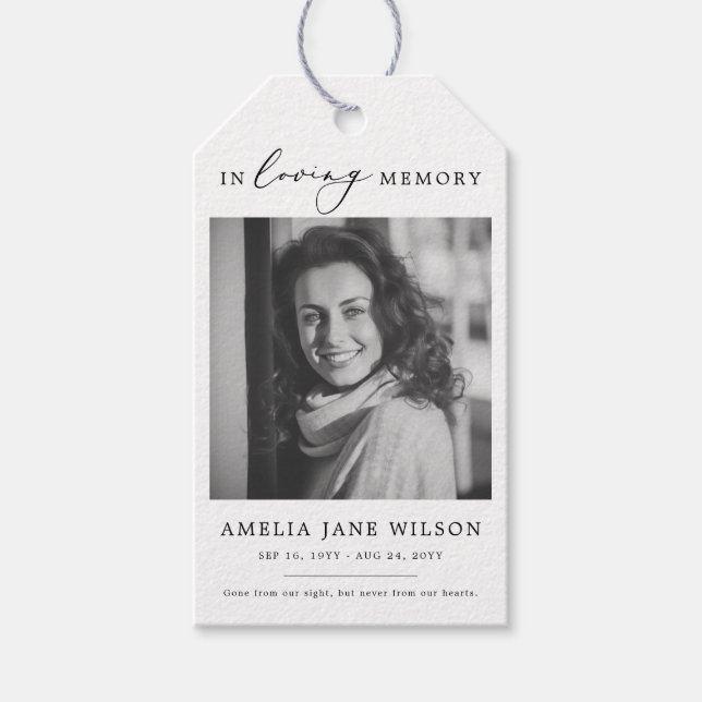 Photo Glöm mig att inte ha en minnesstund för Seed Presentetikett (Framsidan)