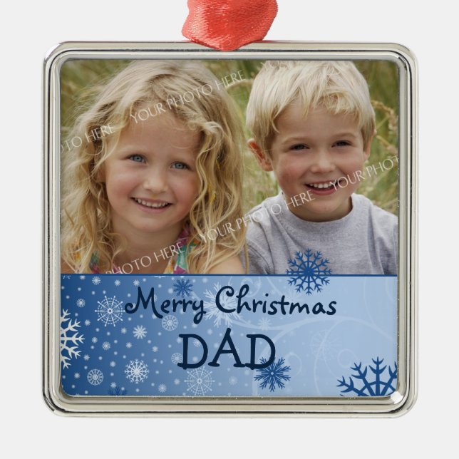 Photo God jul Pappa Ornament (Framsidan)