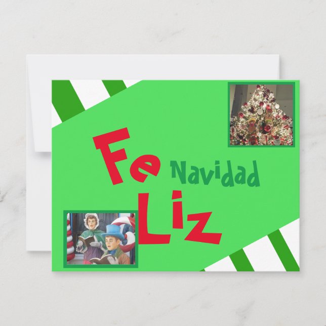 Photo God jul Spansk Julafton Lettering (Framsida)