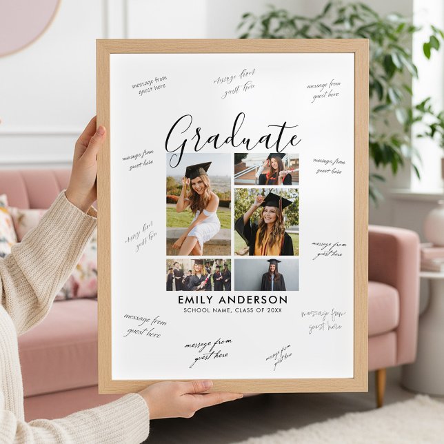 Photo Graduation Guest Signature Poster (Skapare uppladdad)