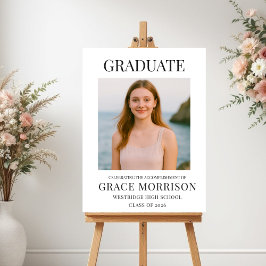 Photo Graduation Modern Graduate  Poster