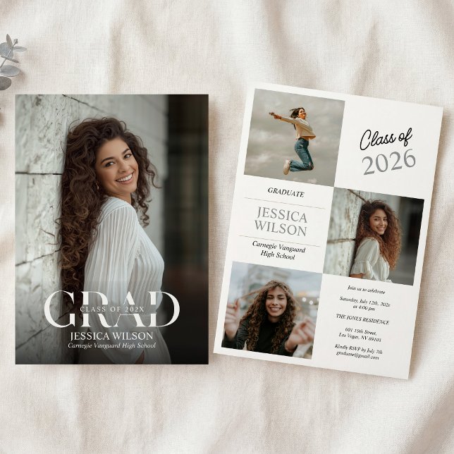 Photo Graduation Party Invite  Inbjudningar (Skapare uppladdad)